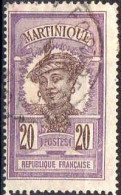 Martinique Poste Obl Yv: 67 Mi:62 Martiniquaise (Beau Cachet Rond) - Unused Stamps