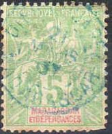 Martinique Poste Obl Yv: 44 Mi:39 Groupe Allégorique Mouchon (TB Cachet Rond) - Unused Stamps