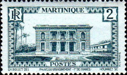 Martinique Poste N** Yv:134 Mi:127 Palais Du Gouvernement Ft De France - Unused Stamps