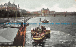 R136740 Thames Embankment From Westminster. London. 1903 - Other & Unclassified