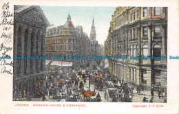 R136747 London. Mansion House And Cheapside. F. F - Sonstige & Ohne Zuordnung