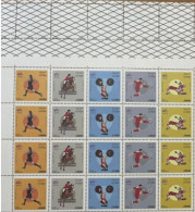 Syria 2023 Issue - China - 19th Asian Games Hangzhou 2022 - Sports / Set Of 7v. In 2 Se-tenant Strips Blks/4 - Siria