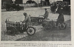 1905 LE CONCOURS DE VEHICULES INDUSTRIELS - TRICARS MOTORI CONTAL - MANTES - SAINT QUENTIN - LA VIE ILLUSTRÉE - 1900 - 1949