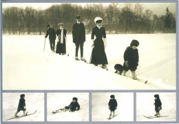 230  The Royal Family Of Norway 1907 Skiing At Bygdoy: Pre-Paid Postcard - Skiing