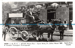 R137474 L. G. O. C. Atlas Horse Bus. Eyre Arms. St. Johns Wood 1890. A London Tr - Autres & Non Classés