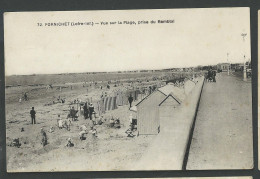 Loire Atlantique , Pornichet , Vue Sur La Plage , Prise Du Remblai - Pornichet