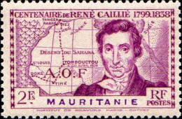 Mauritanie Poste N** Yv: 96 Mi:101 René Caillié - Ongebruikt