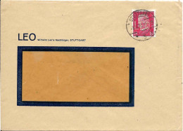 324  Lion: Perfin "LEO" Allemagne, 1930 -  Commercial Cover From Stuttgart, German Empire. Wilhelm Leo's Nachfolger - Raubkatzen