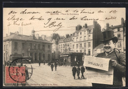 CPA Nantes, Place Du Commerce  - Nantes