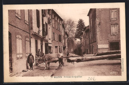 CPA Belesta, Avenue De Quillan  - Sonstige & Ohne Zuordnung