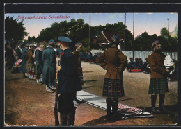 AK Kriegsgefangene Schottländer In Traditioneller Uniform Mit Rock  - Weltkrieg 1914-18