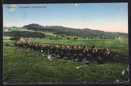 AK Infanterie In Verdecktem Schützengraben  - Sonstige & Ohne Zuordnung