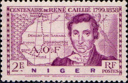 Niger Poste N** Yv:65 Mi:86 René Caillié - Unused Stamps