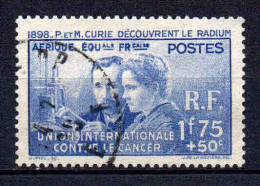 A E F - 1938 - P Et Marie Curie  - N° 63 - Oblit - Used - Gebruikt