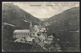 CPA Diedoldshausen, Bonhomme, Vue Générale Avec L'Église  - Other & Unclassified