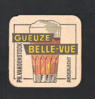 OUD Bierviltje - Sous-bock - Bierdeckel : GUEUZE BELLE-VUE - PH. VANDENSTOCK - ANDERLECHT   (B 464) - Bierdeckel