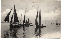 Loire Atlantique , Le Croisic , Barques De Pêche Au Départ - Le Croisic