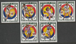 Guinea: 1987, Mi. Nr. 1180-85 A, Olympische Sommerspiele 1988, Seoul. **/MNH - Estate 1988: Seul