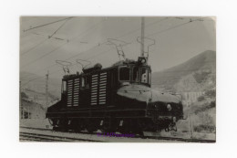 Photo Locomotive Chemin De Fer De La Mure Saint Georges De Commiers 1917 Isère 38 Alpes France Train Motrice électrique - Eisenbahnen