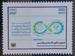 Iraq 2023 NEW MNH Stamp - First Investment & Mining Conf., Petrochemicals - Iraq