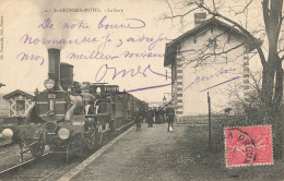 SAINT GEORGES-MOTEL - La Gare. - Gares - Avec Trains