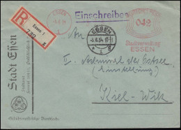AFS Stadtverwaltung Essen 5.6.34 Auf R-Bf. Zusätzlich Tagesstempel ESSEN 5.6.34 - Cartas & Documentos