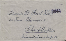 Zensur Polen 1946 Nummer 3044: Brief Aus Steingrund/Schlesien 3.6.46 N. Schmölln - Autres & Non Classés