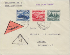 686-688 IAA Berlin Satz Auf Nachnahme-Brief GRAZ Stadt Der Volkserhebung 23.3.39 - Briefe U. Dokumente