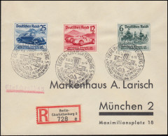 686-688 IAA Berlin Auf R-Bf. SSt BERLIN-CHARLOTTENBURG IAA-Ausstellung 5.3.1939 - Covers & Documents