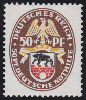 429Y Nothilfe Wappen Anhalt 50+50 Pf ** Geprüft - Nuevos