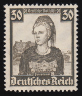 596 Nothilfe Volkstrachten Friesland 30 Pf ** - Unused Stamps