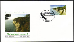 2908 Nationalpark Jasmund Selbstklebend Aus FB 18, FDC Mit EV-O Bonn - Cartas & Documentos