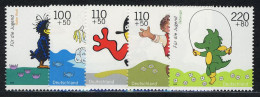 2055-2059 Jugend Trickfilmfiguren 1999, Satz Postfrisch ** - Unused Stamps