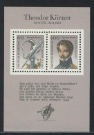 1559-1560 Einzelmarken Aus Block 25 Theodor Körner, Satz ** - Ungebraucht