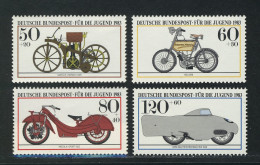 1168-1171 Jugend Motorräder 1983, Satz Postfrisch ** - Neufs