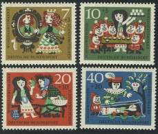 385-388 Wofa Märchen Schneewittchen Grimm 1962, Satz ** Postfrisch - Unused Stamps