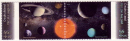 2884-2885 Jugend Astronomie Sonnensystem-Zusammendruck, Postfrisch ** - Neufs