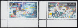 864-865 Sporthilfe 1990, Ecke U.l. Satz ** Postfrisch - Unused Stamps