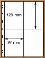 Lindner UNIPLATE 079, Schwarz, Mit 4 Taschen, 5er-Packung - Sonstige & Ohne Zuordnung