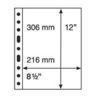 5 Kunststoffhüllen GRANDE 1C, Eine Tasche Für Bögen Etc., Glasklar - Reliures Seules