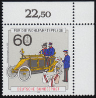 1474 Wofa Motorpostwagen 60+30 Pf ** Ecke O.r. - Neufs