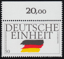 1477 Deutsche Einheit 50 Pf ** Oberrand - Neufs