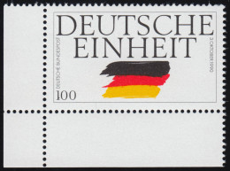 1478 Deutsche Einheit 100 Pf ** Ecke U.l. - Neufs