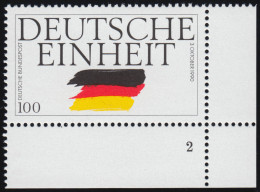 1478 Deutsche Einheit 100 Pf ** FN2 - Neufs