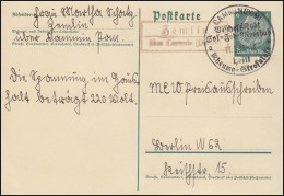 Landpost Zemlin über CAMMIN (POM) SSt Bischofsstadt 11.5.1936 Auf Postkarte - Brieven En Documenten