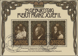 Liechtenstein Block 11 Geburtstag Von Fürst Franz Josef II., ESSt Vaduz 9.6.1981 - Oblitérés