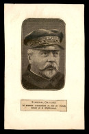 GUERRE 14/18 - PORTRAIT DE L'AMIRAL DOMINIQUE-MARY GAUCHET (1857-1931) - FORMAT 13.8 X 8.8 CM - Documents Historiques