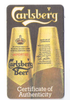 Bierviltje - Sous-bock - Bierdeckel :  CARLSBERG   (B 482) - Sous-bocks