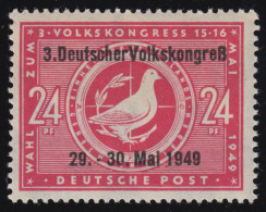 SBZ 233I Wahlen Zum 3. Volkskongress Mit Aufdruck I, ** - Mint