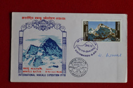 1978 Internationa Makalu Expedition Signed H. Warth Mountaineering Himalaya Escalade Alpiniste - Deportivo